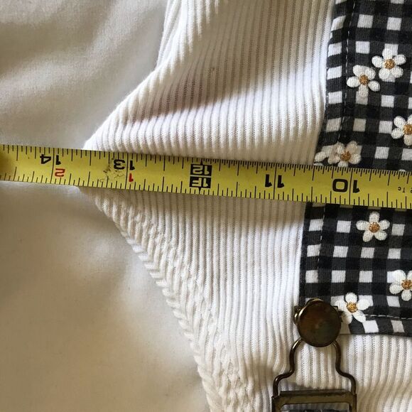 Vintage 90s Gitano Girls Retro Daisy Print Bodysuit Size 16 - Picture 4 of 6